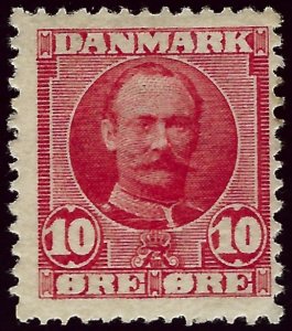 Denmark SC#73 Mint F-VF hr...Bid to Win!