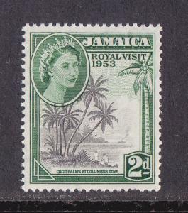 Jamaica # 154, Royal Visit , Mint 