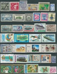 Nicaragua Mixed Lot of 150 (U)&( M) CV $40.00+