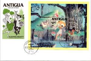 Antigua FDC 1980 - Sleeping Beauty, Christmas - Single - F65053