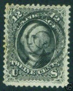 USA Scott 69,Bulls eye Cancel 19th century CV $110