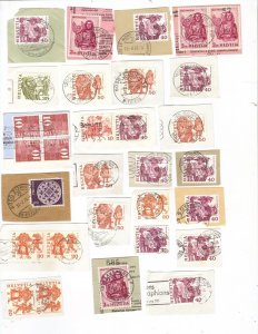 Switzerland – mix #2 of postmarks c1980