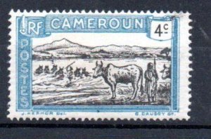 CAMEROUN - 1925 - CATTLE HERD CROSSING A RIVER - 4ç -