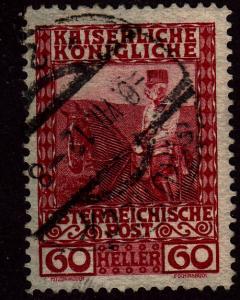 Austria 122 Franz Josef on Horseback 60h 1908