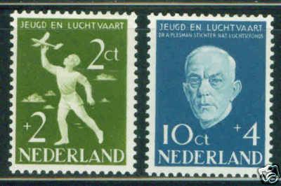 Netherlands Scott B269-70 MH* STAMPS CV$4.75