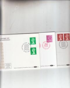 1985   BENHAM FDC'S D30, D31 AND D32