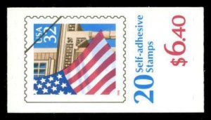 US Scott 2921a  Booklet #228 (32 cents)