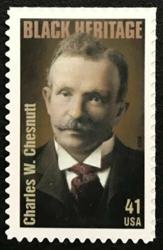 2008 Charles Chesnutt -Black Heritage-Single 41c Postage Stamp, Sc#4222, MNH, OG