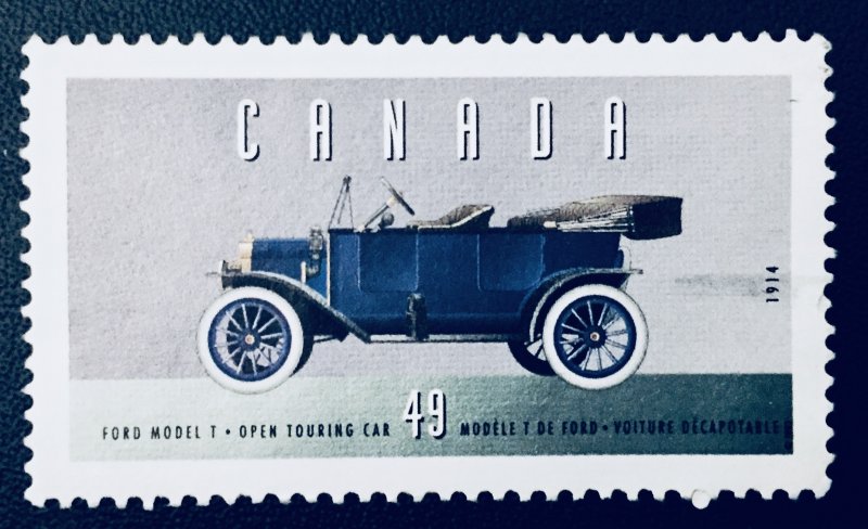 Canada #1490c 49¢ Ford Model T from souvenir sheet (1993). Unused. NG