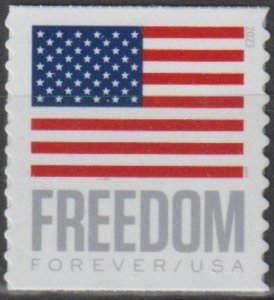 USA Sc. 5789 (63c) Freedom Flag 2023 MNH BCA coil single