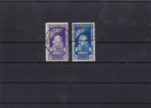 italy 1935 leonardo da vinci used stamps  Ref 8164