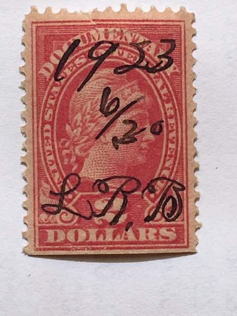 US – 1917-33 – Single Documentary Stamp – SC# R241 - Used
