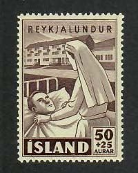 Iceland; Scott B9; 1949;  Unused; NH; Nursing