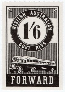 (I.B) Australia - Western Australia Railways : Parcels 1/6d