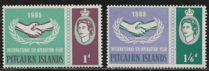 Pitcairn Islands Scott #'s 54 - 55 MH