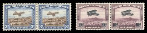 South West Africa #C5-6 Cat$87.50+ (for hinged), 1931 Airpost, 3p and 10p, se...