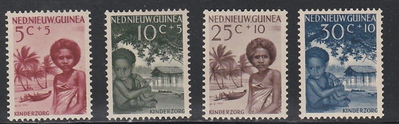 Netherlands New Guinea # B11-14, Fight Infant Mortality, Mint NH, 1/2 Cat.