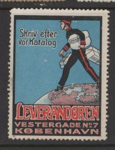 Denmark- The Supplier Advertising Stamp Write for Our Catalog - Copenhagen- NG