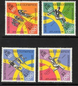 Montserrat 1996 MNH Stamps Scott 892-895 Sport Olympic Games Cycling Tennis