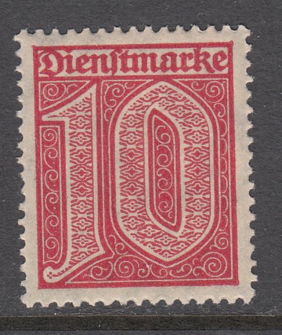 Germany O2 MNH VF