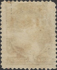 US Scott #212 Mint Hinged 1 Cent 1887 Benjamin Franklin Stamp