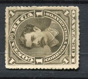 COSTA RICA; 1889 early classic Soto issue fine used 1c. value