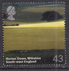 GB 2005 QE2 43p British Journey South West England SG 2515 ex fdc ( M310 )