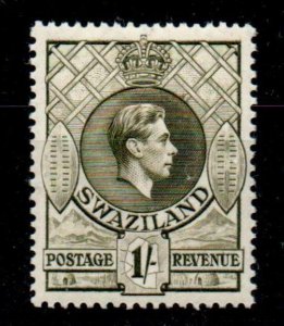 SWAZILAND SG35 1938 1/= BROWN-OLIVE p13½x13 MTD MINT