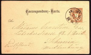 1889, Austria, 2Kr, Used, Postal card