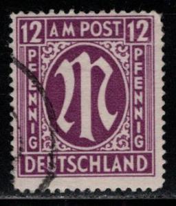 Germany AM Post Scott # 3N8b, used