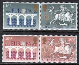 Great Britain 1053-1056a Europa MNH VF