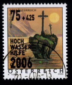 Austria Scott B376 Used  2003 surcharged semi-postal   stamp.