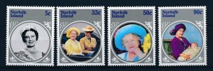 [117116] Norfolk Island 1985 Royalty 85th anniversary Queen's Mother  MNH