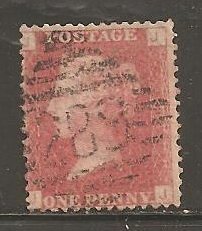 Great Britain  SC  33 Used. Plate 131   Position JJ