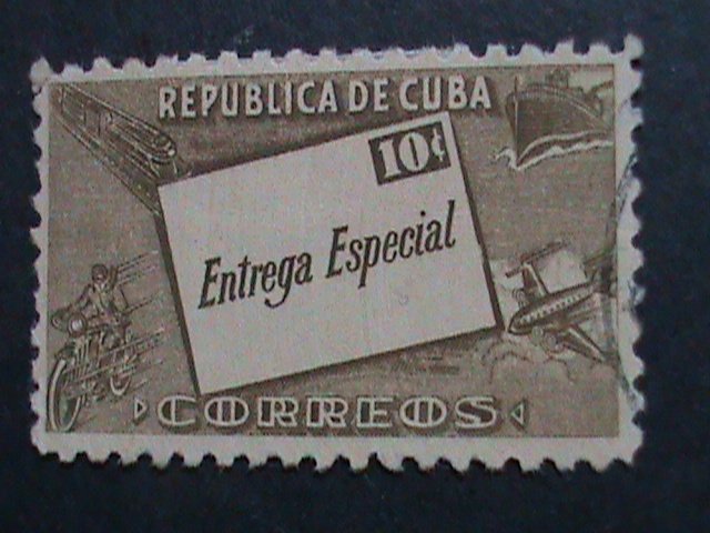 ​CUBA-4 VERY OLD CUBA USED-STAMPS-VF WE SHIP TO WORLD WIDE AND COMBINE