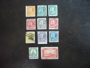 Stamps - Canada - Scott# 162-170,173,175 - Used Part Set of 11 Stamps