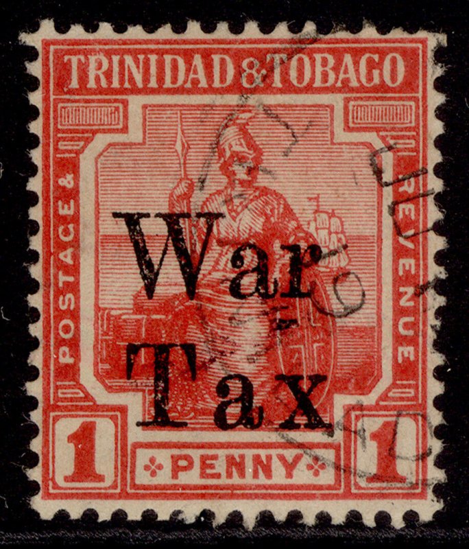 TRINIDAD & TOBAGO GV SG189, 1d scarlet, FINE USED. Cat £25. TAX SPACED