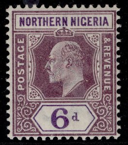 NORTHERN NIGERIA EDVII SG15, 6d dull purple & violet, M MINT. Cat £20.