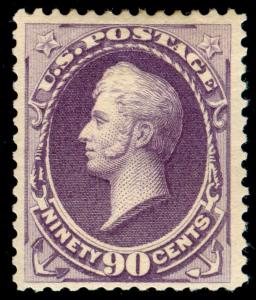 MOMEN: US STAMPS #218 MINT OG LH