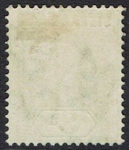 SIERRA LEONE 1904 KEVII 3D WMK MULTI CROWN CA