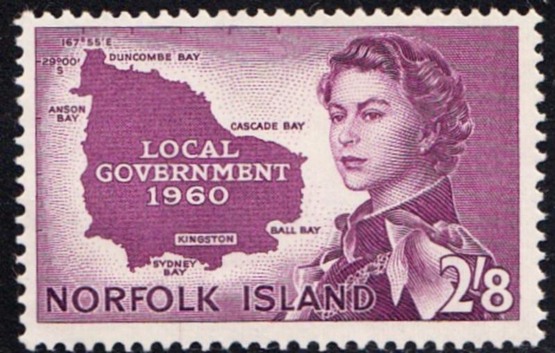 NORFOLK ISLAND # 42 Mint NH - SG40