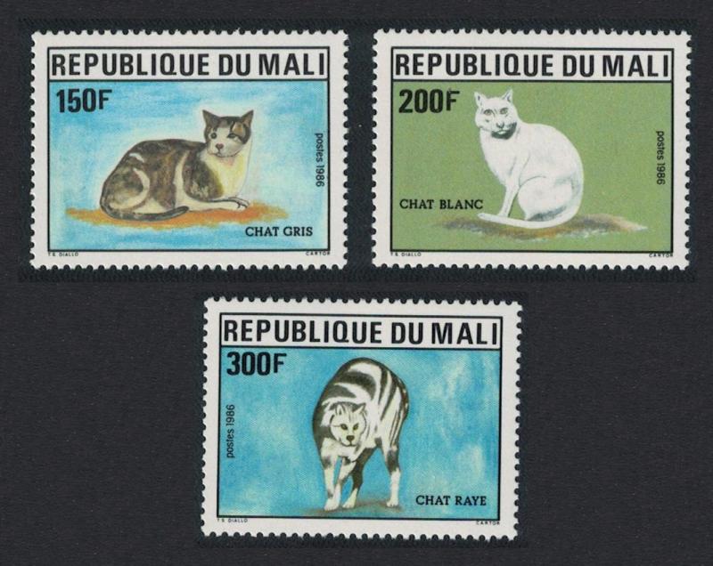 Mali Cats 3v SG#1085-1087