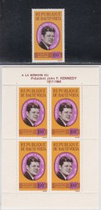 Burkina Faso # C19, C19A, John F. Kennedy, Mint NH, 1/2 Cat.