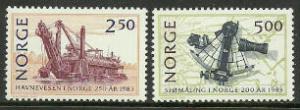 Norway #869-70 MNH Set, Port Authorities