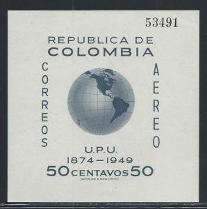 COLOMBIA SC# C199 VF/MNH 1950