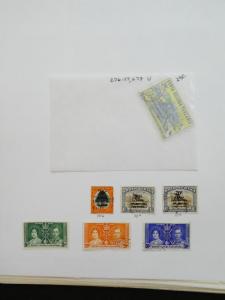 EDW1949SELL : KENYA U & T Very clean Mint & Used collection on pages. Cat $523.