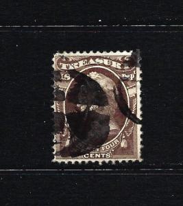 SCOTT # O80, OFFICIAL STAMP, CLEAN BACK, USED