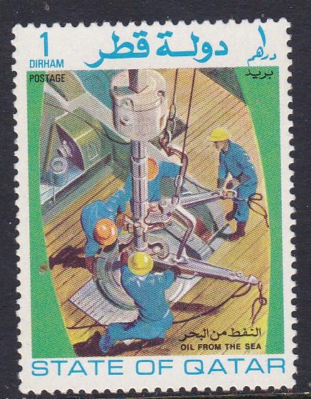 Qatar 311 Mint OG 1972 Oil from the Sea