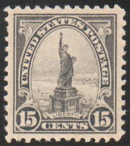 USA #566 SUPERB OG NH, vivid color, SELECT!