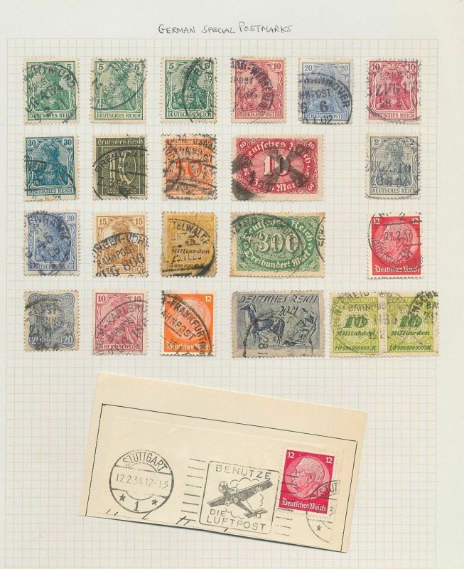 GERMANY Reich 1922 Inflation M&U Collection(140+Items) (W 859